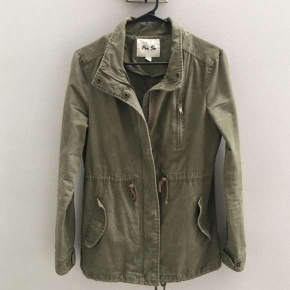 Stitch Fix Army Green Utility Jacket 